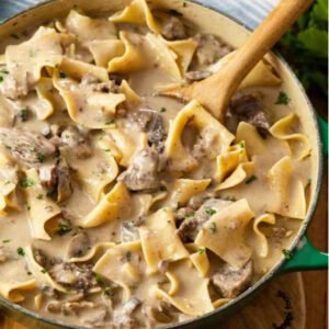 Beef Stroganoff (Bread or Chapati)