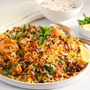 Whole Chicken Rice (Biryani)