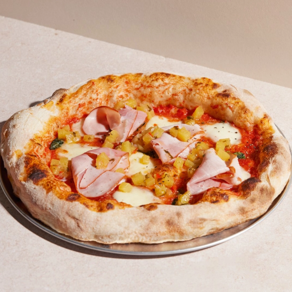 Ham and Pineapple Pizza