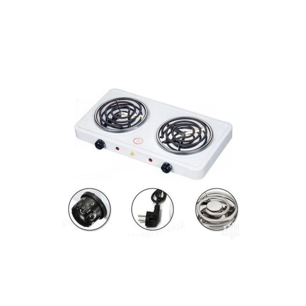 Mini Electric TableTop Two Burners Spiral Coil Hot Plate Cooker