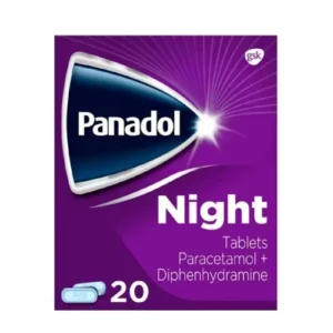panadol night pain 20 tablets eases