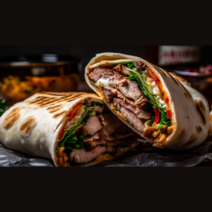durum chicken, beef brochette or beef birria