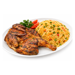 grilled chicken half