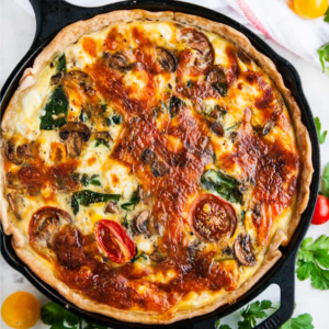 la veggie quiche