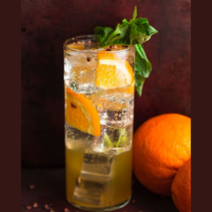orange gin fizz
